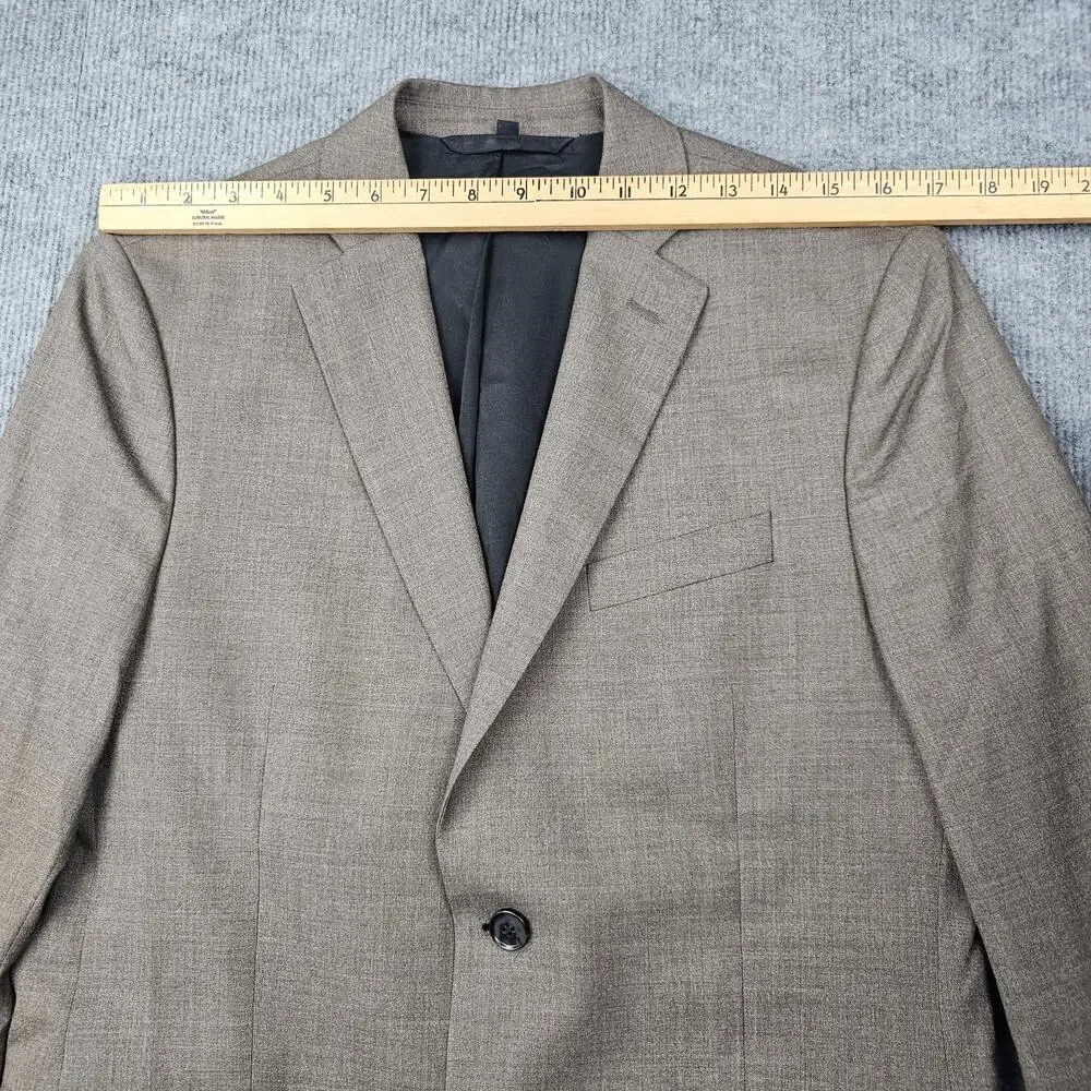 J Lindeberg Sport Coat Mens 46R Loro Piana Wool 2 Button Blazer Hopper Soft